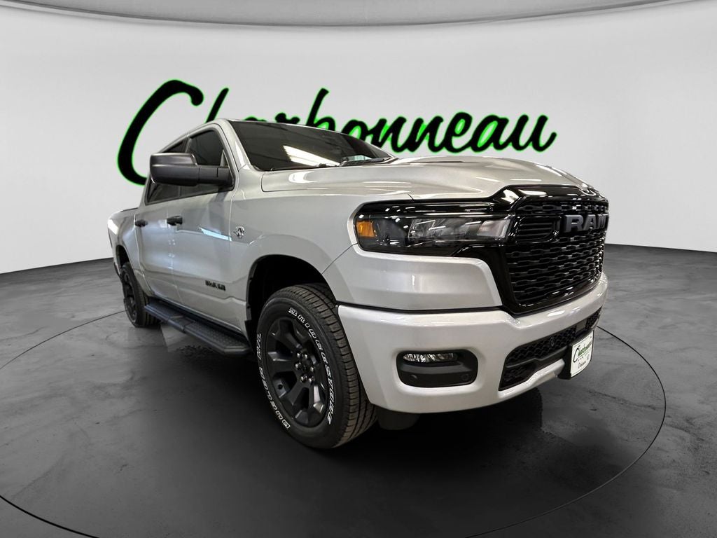 New 2026 Silver Zynith Exterior Paint RAM RAM 1500 EXPRESS CREW CAB 4X4 5