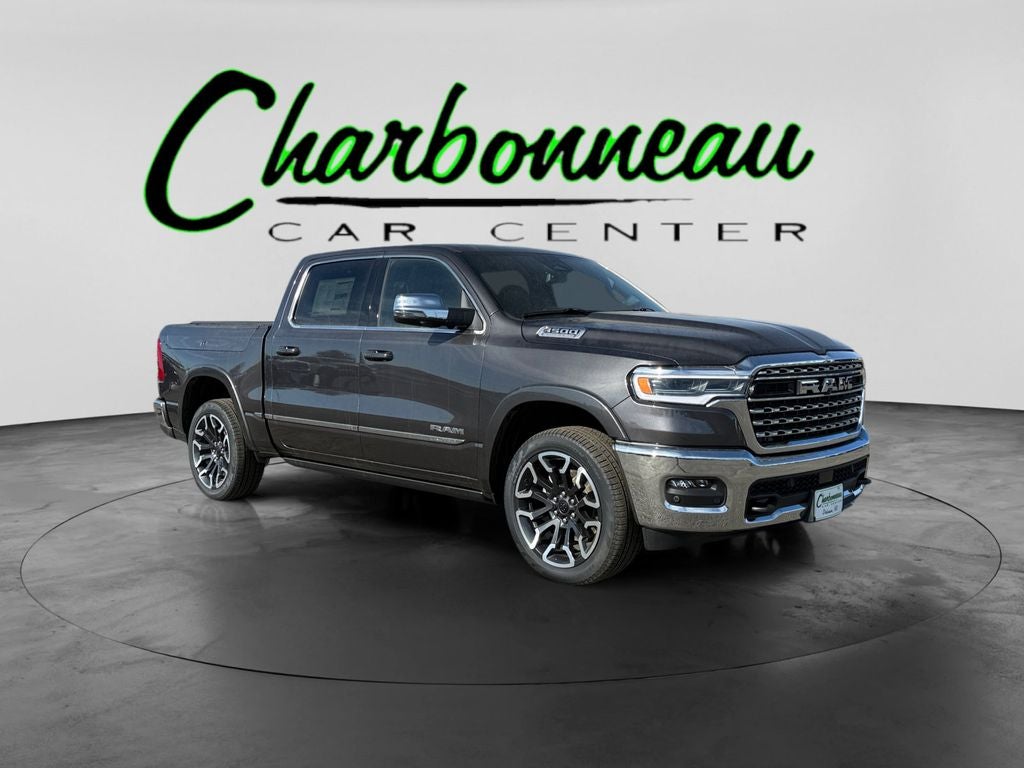 New 2026 Granite Crystal Metallic Clear-Coat Exterior Paint RAM RAM 1500 LIMITED CREW CAB 4X4 5