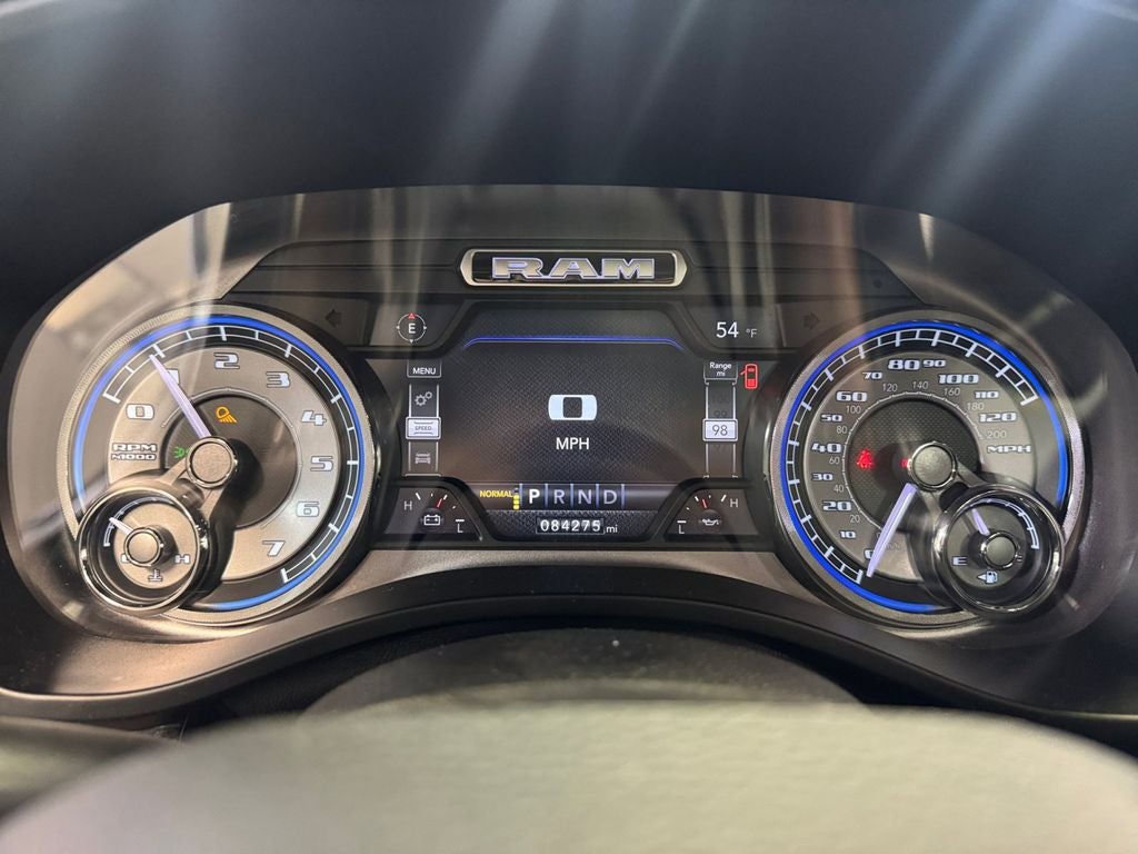 Used 2019 Ivory White Tri-Coat Pearlcoat RAM Limited Crew Cab 4x4 5