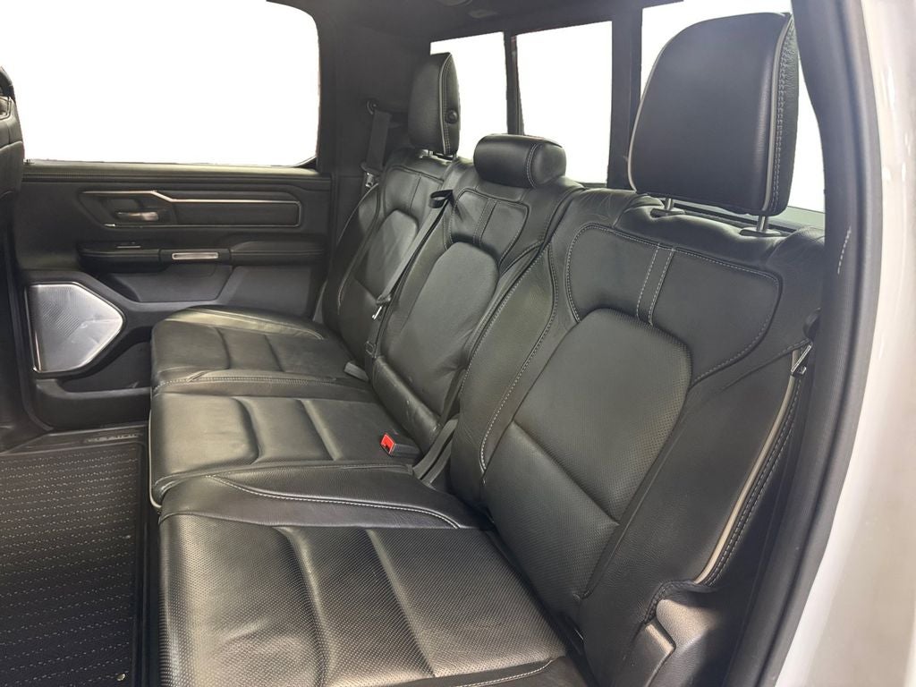 Used 2019 Ivory White Tri-Coat Pearlcoat RAM Limited Crew Cab 4x4 5