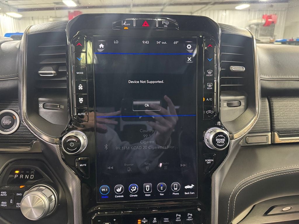 Used 2019 Ivory White Tri-Coat Pearlcoat RAM Limited Crew Cab 4x4 5