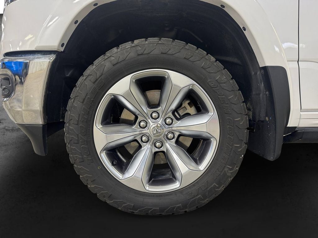 Used 2019 Ivory White Tri-Coat Pearlcoat RAM Limited Crew Cab 4x4 5