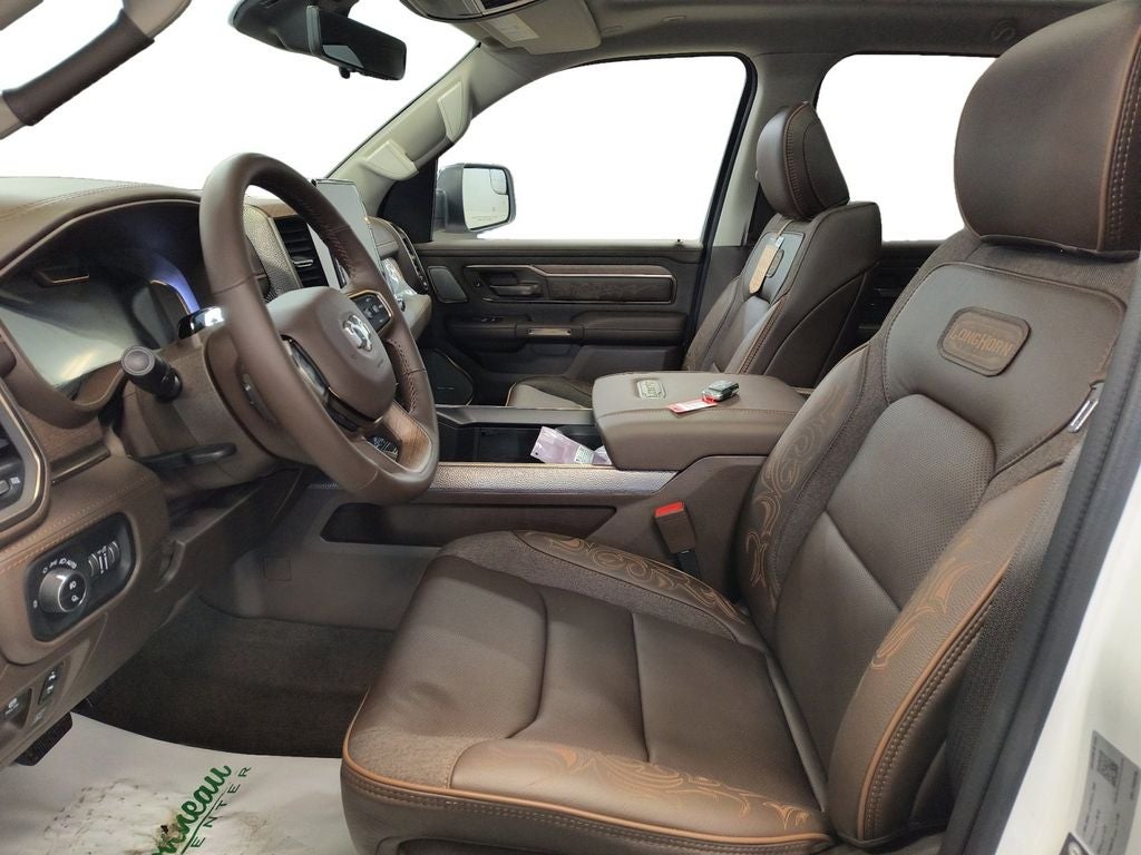 New 2026 Ivory White Tri-Coat Pearl-Coat Exterior Paint RAM RAM 1500 LIMITED LONGHORN CREW CAB 4X4 5