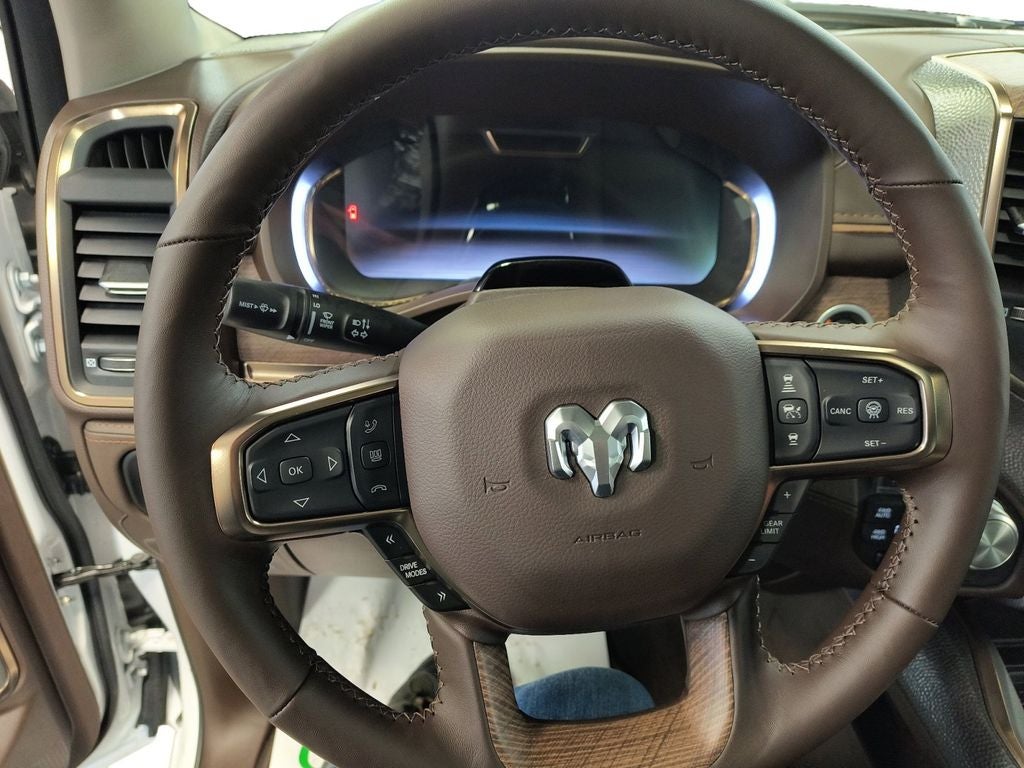 New 2026 Ivory White Tri-Coat Pearl-Coat Exterior Paint RAM RAM 1500 LIMITED LONGHORN CREW CAB 4X4 5