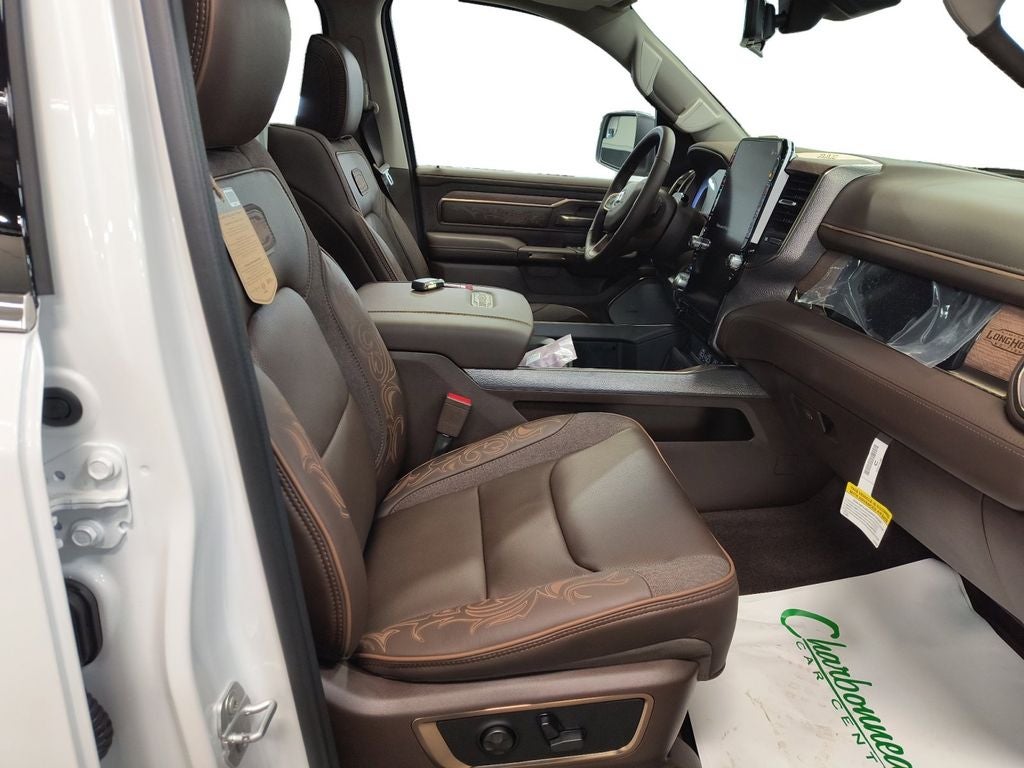 New 2026 Ivory White Tri-Coat Pearl-Coat Exterior Paint RAM RAM 1500 LIMITED LONGHORN CREW CAB 4X4 5