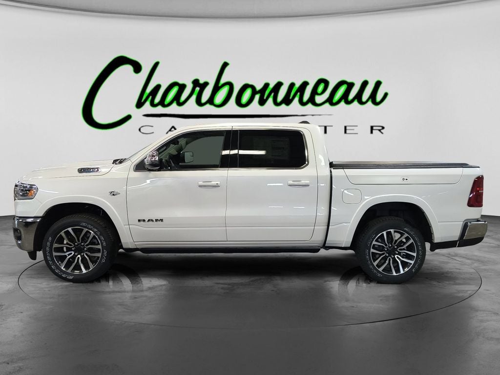 New 2026 Ivory White Tri-Coat Pearl-Coat Exterior Paint RAM RAM 1500 LIMITED LONGHORN CREW CAB 4X4 5