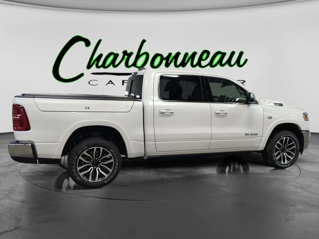 New 2026 Ivory White Tri-Coat Pearl-Coat Exterior Paint RAM RAM 1500 LIMITED LONGHORN CREW CAB 4X4 5