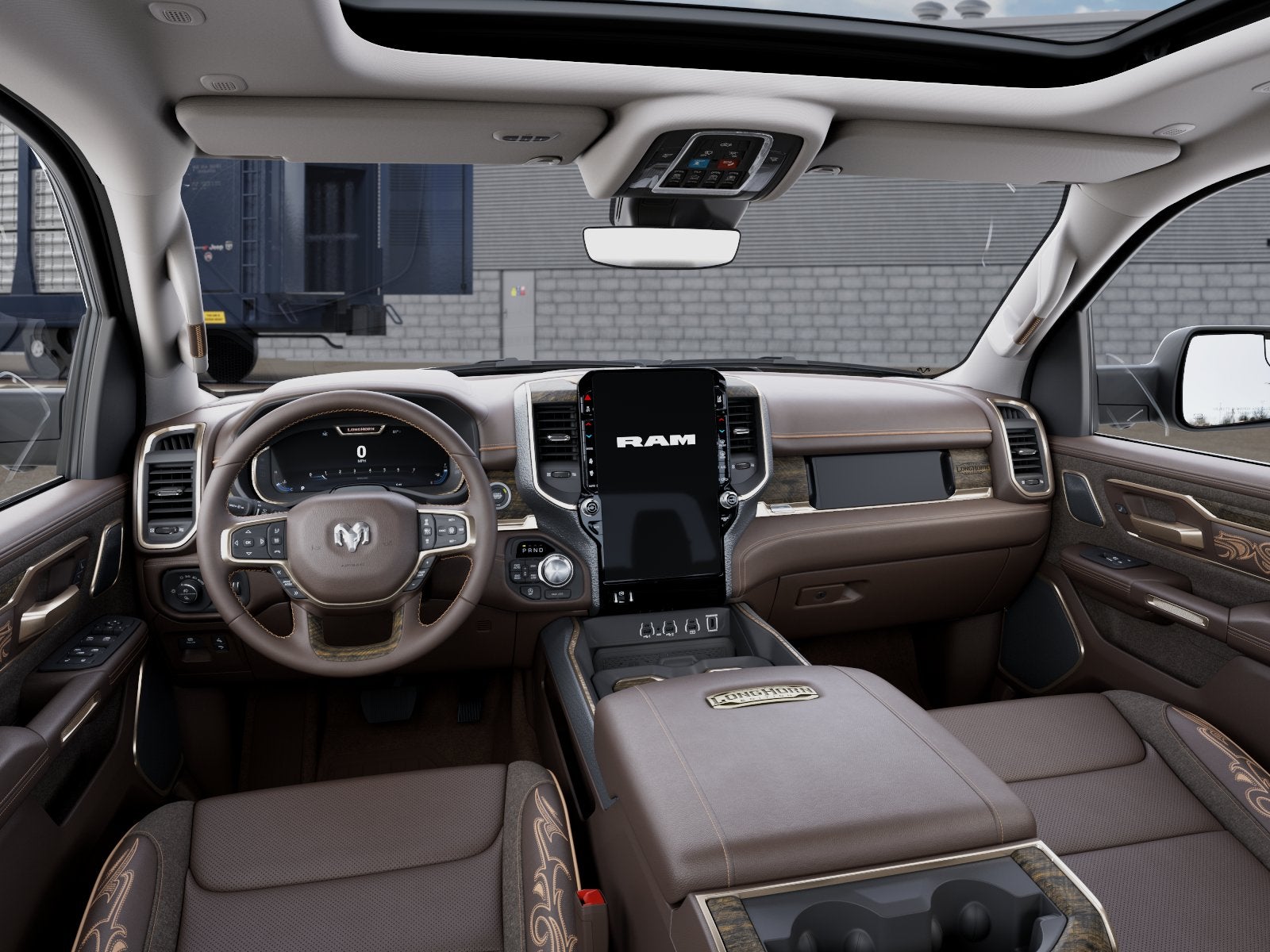 New 2026 Ivory White Tri-Coat Pearl-Coat Exterior Paint RAM RAM 1500 LIMITED LONGHORN CREW CAB 4X4 5