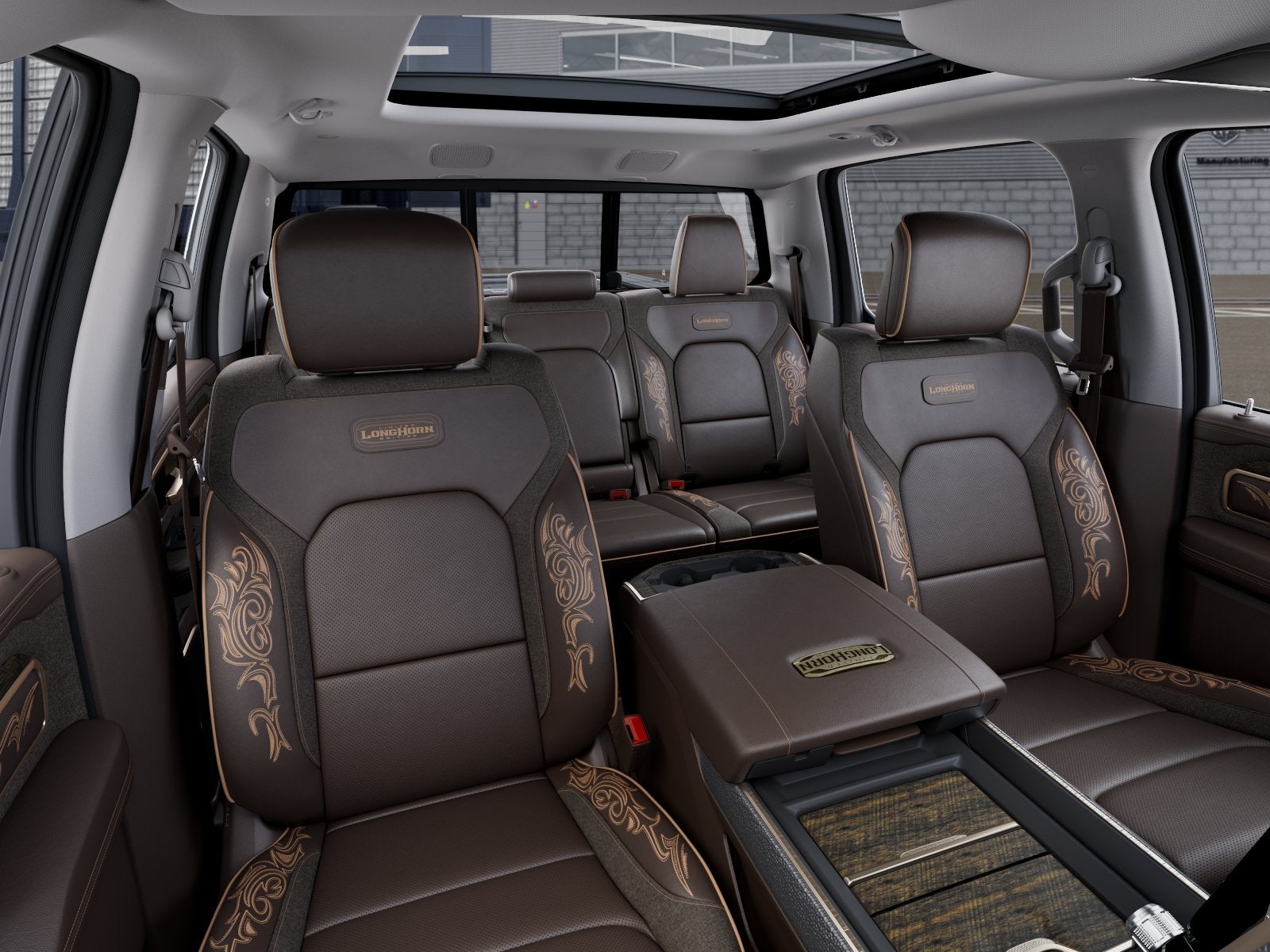 New 2026 Ivory White Tri-Coat Pearl-Coat Exterior Paint RAM RAM 1500 LIMITED LONGHORN CREW CAB 4X4 5