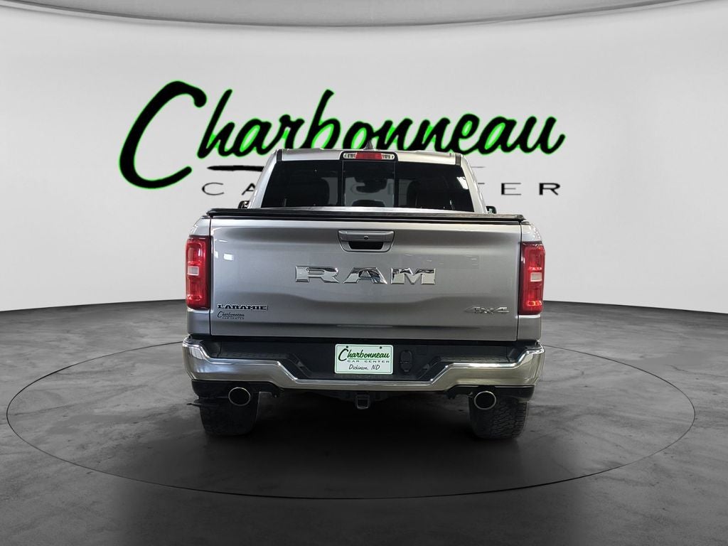 Used 2025 Billet Silver Metallic Clearcoat RAM Laramie Crew Cab 4x4 5