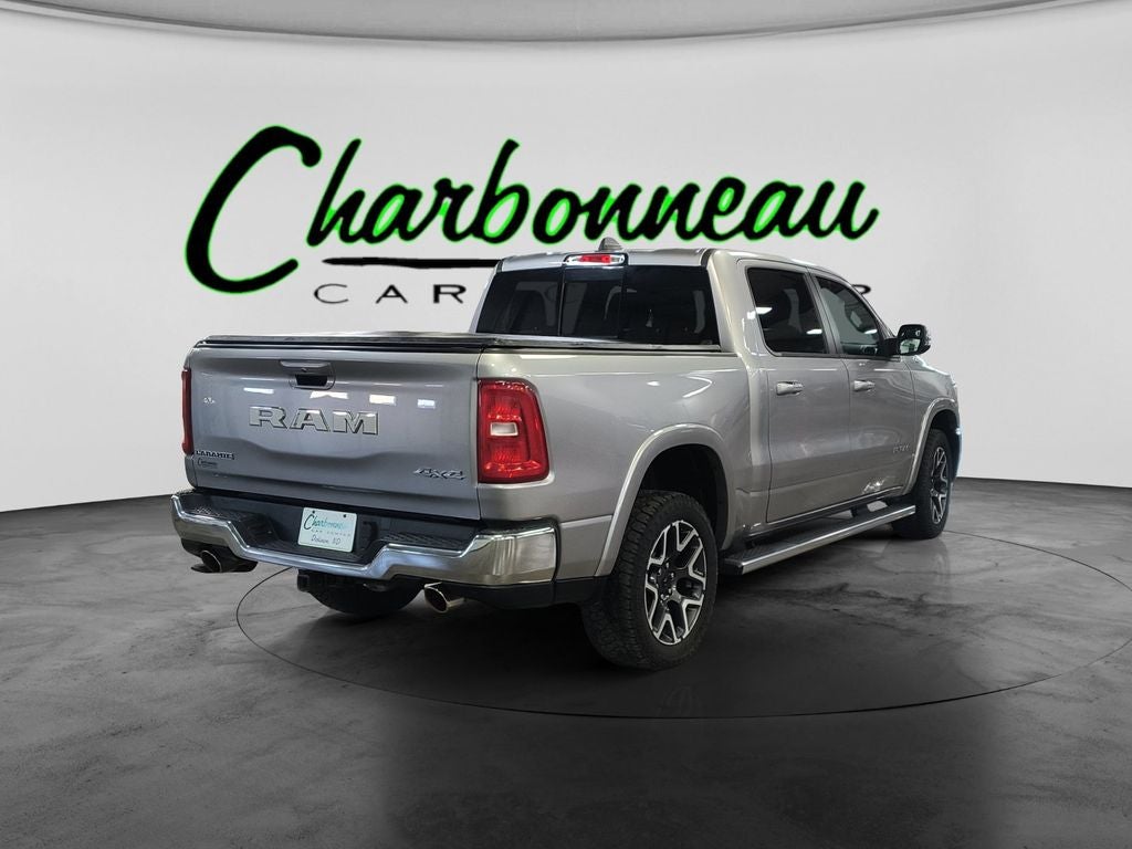 Used 2025 Billet Silver Metallic Clearcoat RAM Laramie Crew Cab 4x4 5