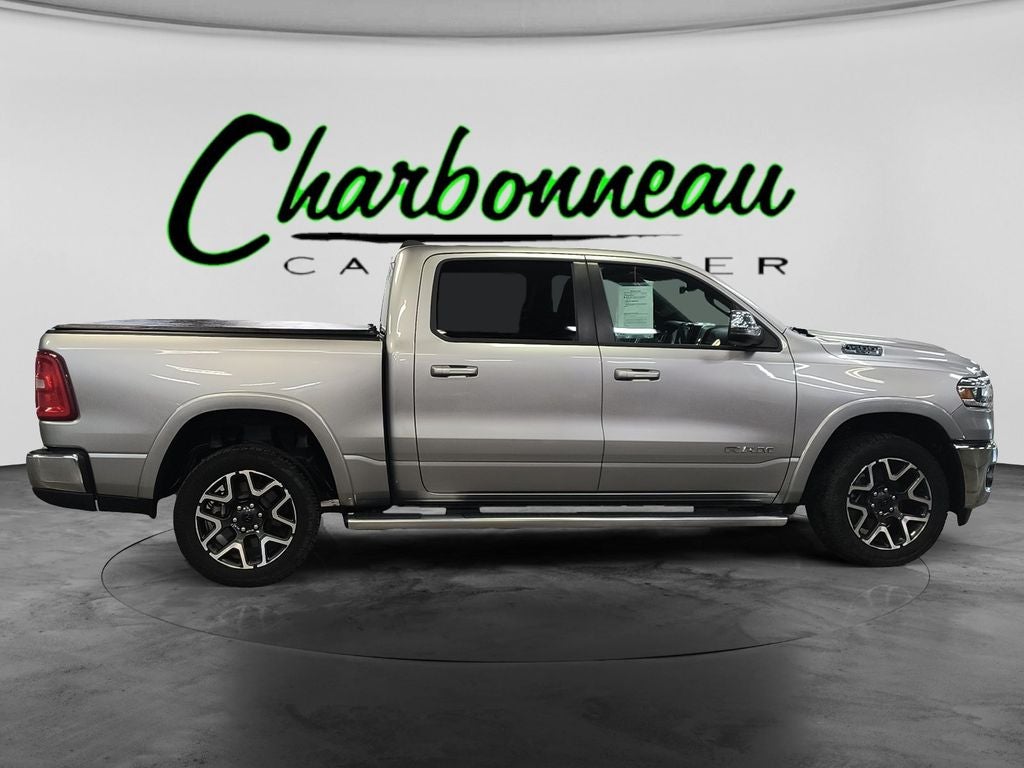 Used 2025 Billet Silver Metallic Clearcoat RAM Laramie Crew Cab 4x4 5