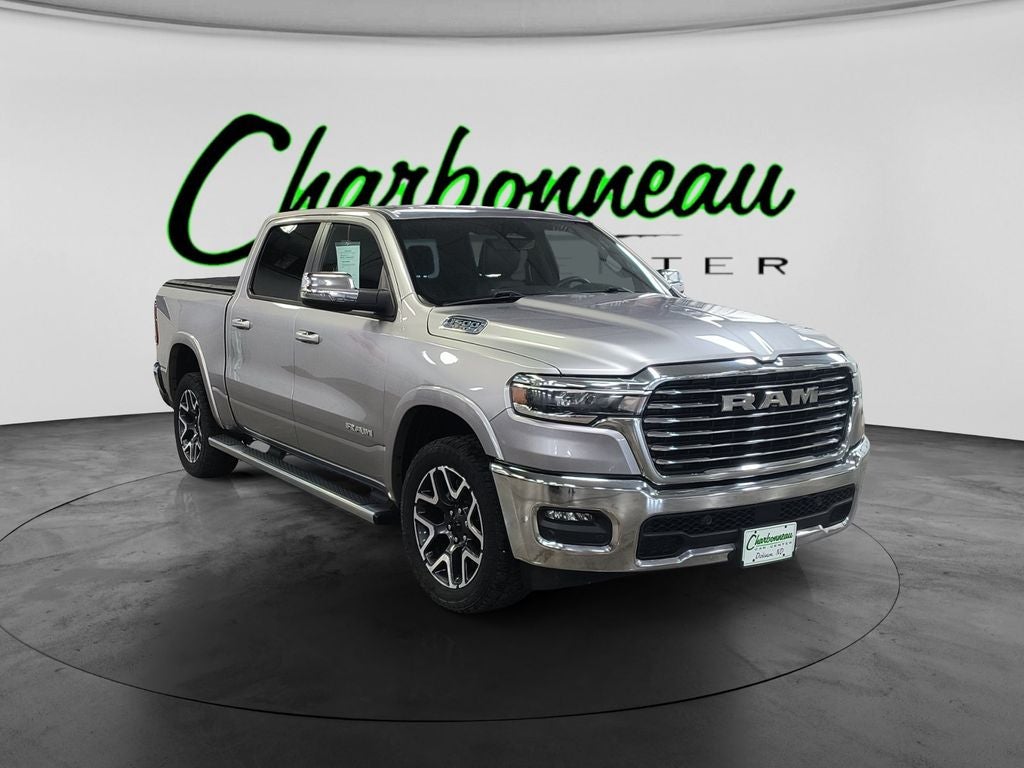 Used 2025 Billet Silver Metallic Clearcoat RAM Laramie Crew Cab 4x4 5