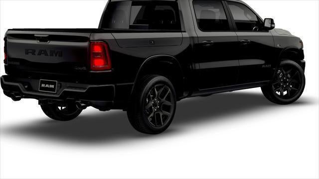 New 2026 Diamond Black Crystal Pearl-Coat Exterior Paint RAM RAM 1500 LARAMIE CREW CAB 4X4 5