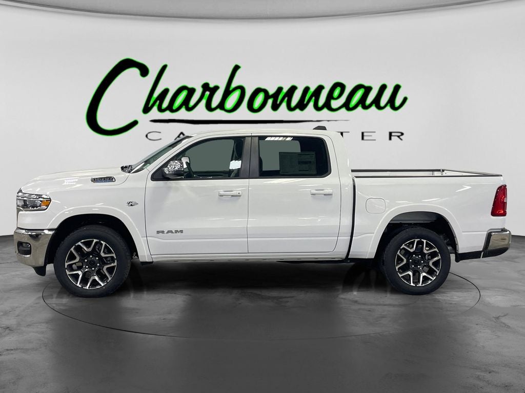 New 2026 Bright White Clear-Coat Exterior Paint RAM RAM 1500 LARAMIE CREW CAB 4X4 5