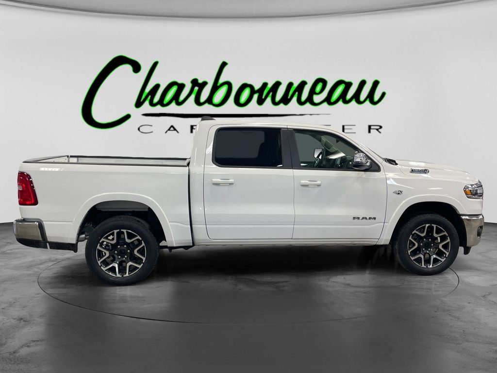 New 2026 Bright White Clear-Coat Exterior Paint RAM RAM 1500 LARAMIE CREW CAB 4X4 5