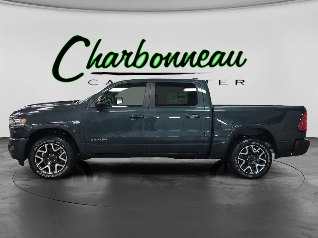 New 2026 Forged Blue Metallic Exterior Paint RAM RAM 1500 LARAMIE CREW CAB 4X4 5