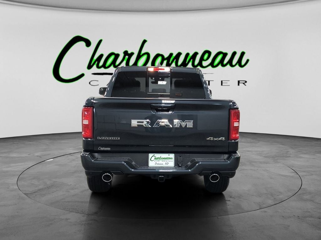 New 2026 Forged Blue Metallic Exterior Paint RAM RAM 1500 LARAMIE CREW CAB 4X4 5