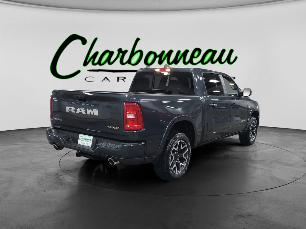 New 2026 Forged Blue Metallic Exterior Paint RAM RAM 1500 LARAMIE CREW CAB 4X4 5