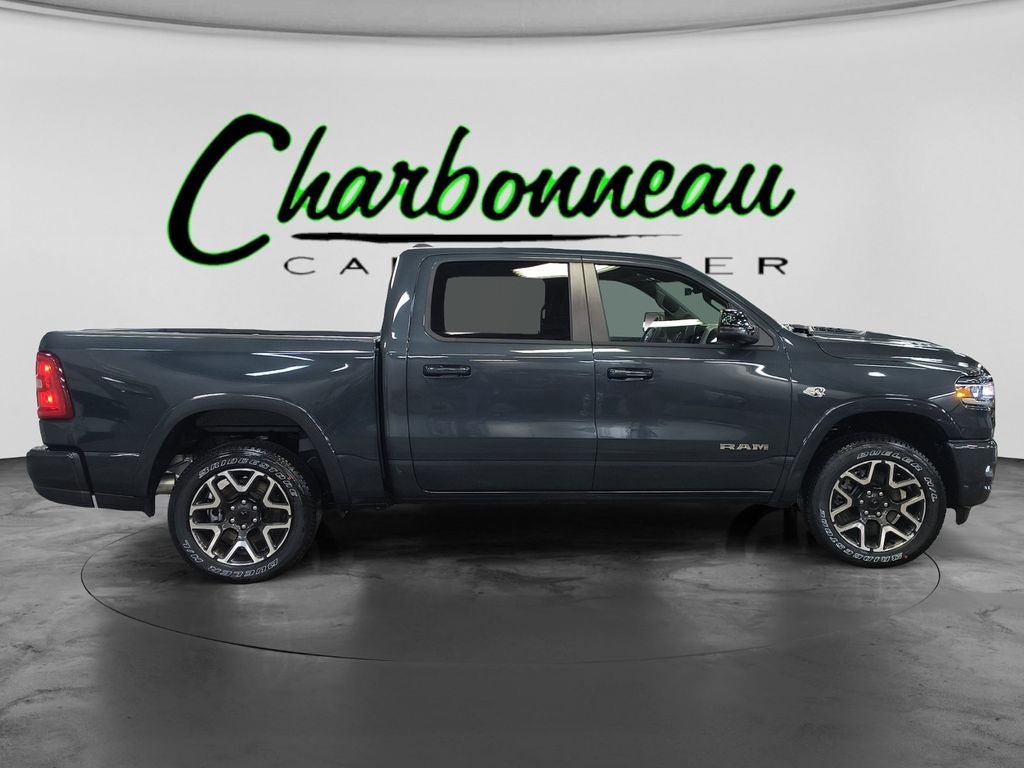 New 2026 Forged Blue Metallic Exterior Paint RAM RAM 1500 LARAMIE CREW CAB 4X4 5