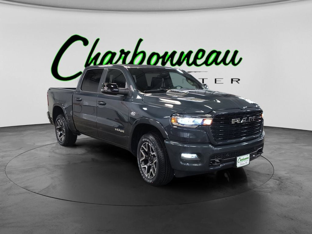 New 2026 Forged Blue Metallic Exterior Paint RAM RAM 1500 LARAMIE CREW CAB 4X4 5