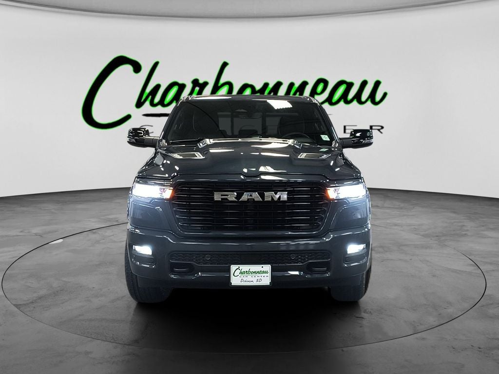 New 2026 Forged Blue Metallic Exterior Paint RAM RAM 1500 LARAMIE CREW CAB 4X4 5