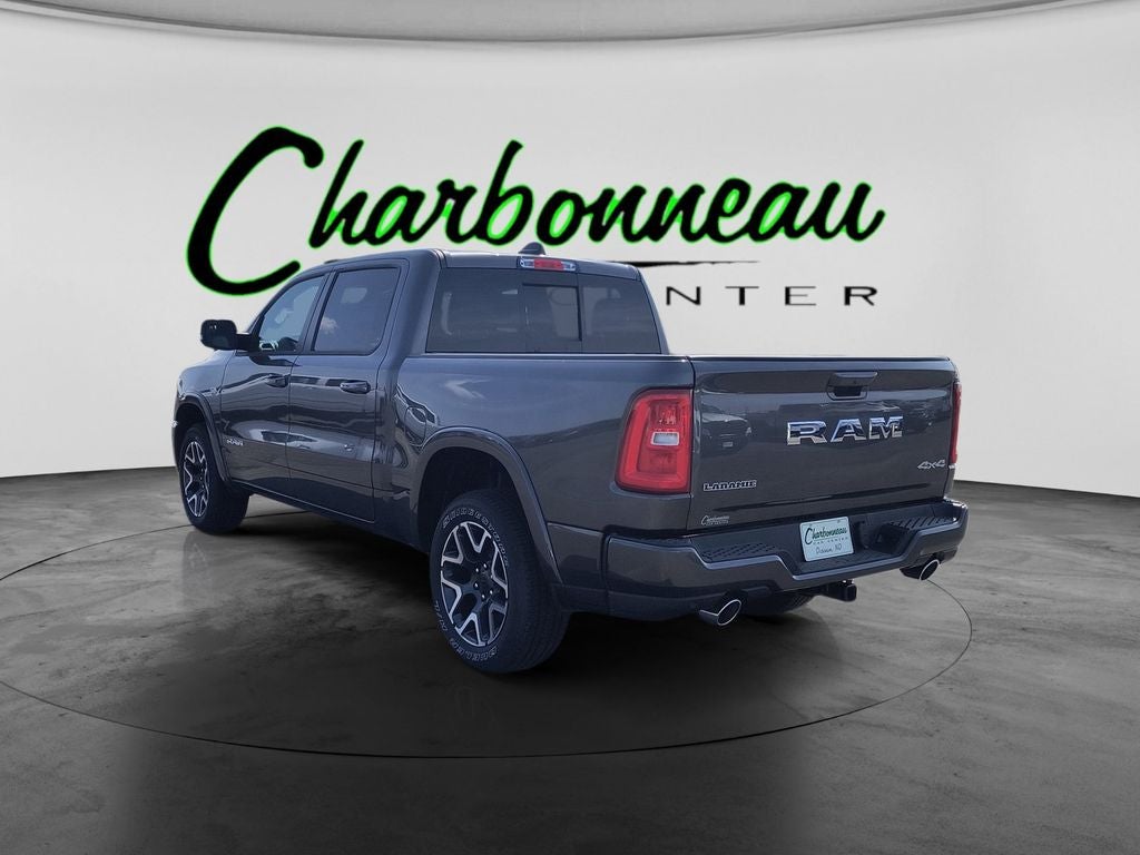 New 2026 Granite Crystal Metallic Clear-Coat Exterior Paint RAM RAM 1500 LARAMIE CREW CAB 4X4 5