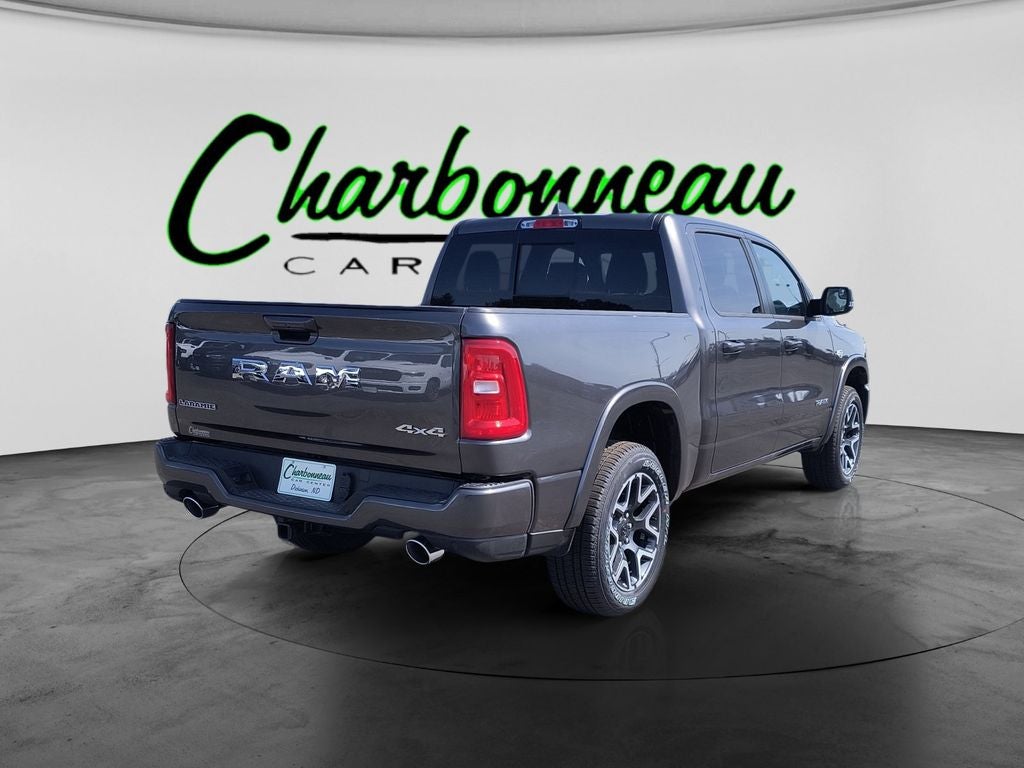 New 2026 Granite Crystal Metallic Clear-Coat Exterior Paint RAM RAM 1500 LARAMIE CREW CAB 4X4 5