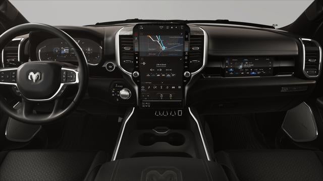 New 2026 Granite Crystal Metallic Clear-Coat Exterior Paint RAM RAM 1500 LARAMIE CREW CAB 4X4 5