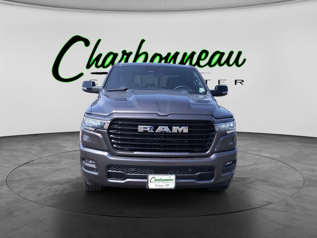 New 2026 Granite Crystal Metallic Clear-Coat Exterior Paint RAM RAM 1500 LARAMIE CREW CAB 4X4 5