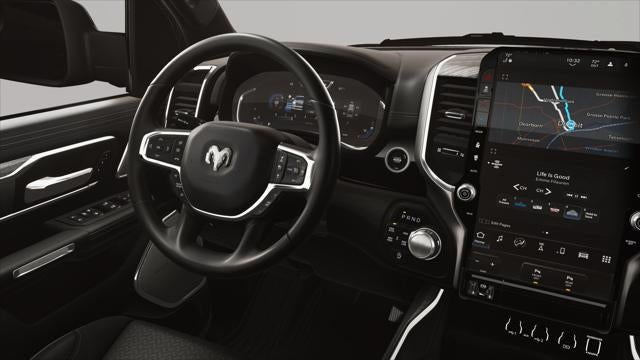 New 2026 Granite Crystal Metallic Clear-Coat Exterior Paint RAM RAM 1500 LARAMIE CREW CAB 4X4 5