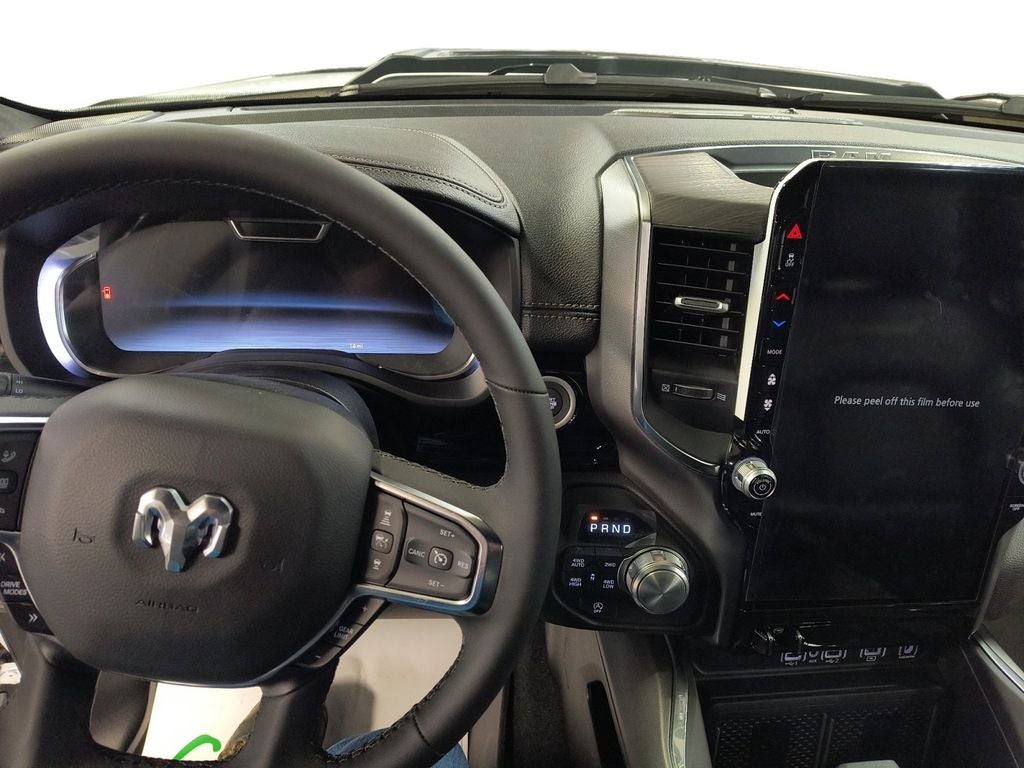 New 2026 Bright White Clear-Coat Exterior Paint RAM RAM 1500 LARAMIE CREW CAB 4X4 5