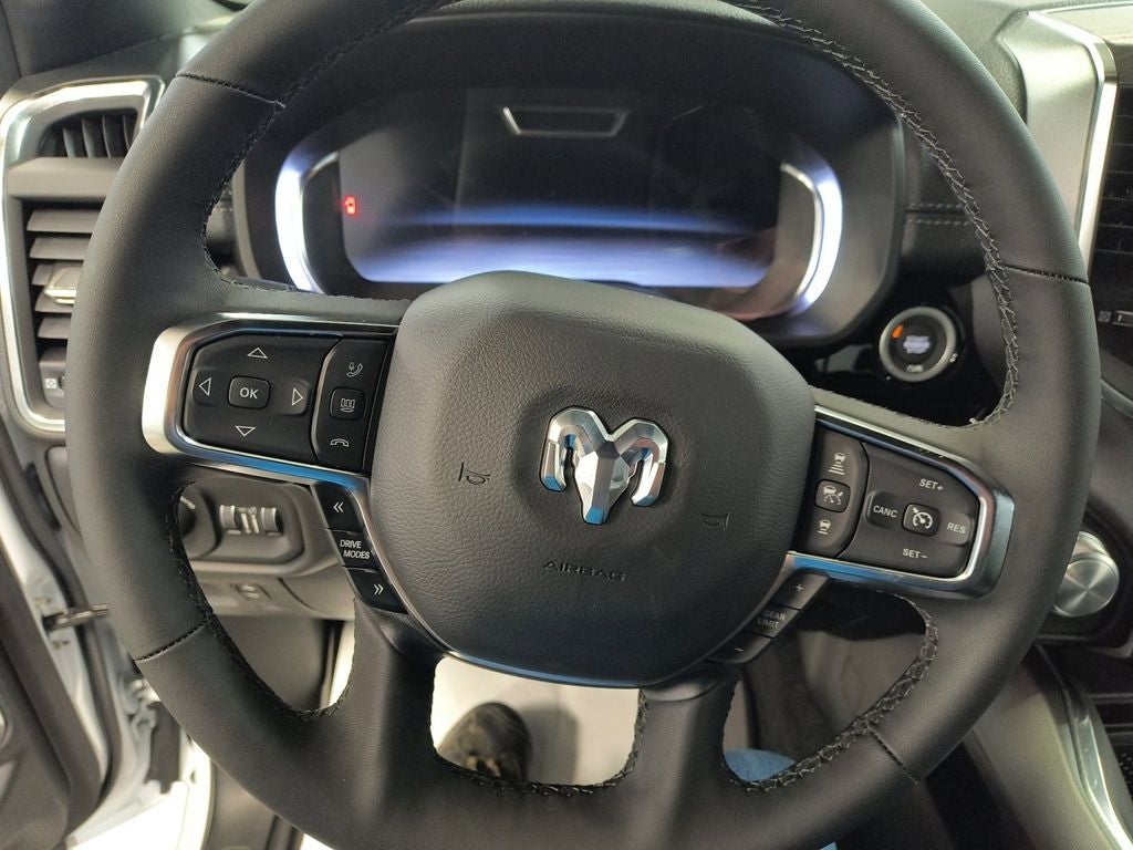 New 2026 Bright White Clear-Coat Exterior Paint RAM RAM 1500 LARAMIE CREW CAB 4X4 5