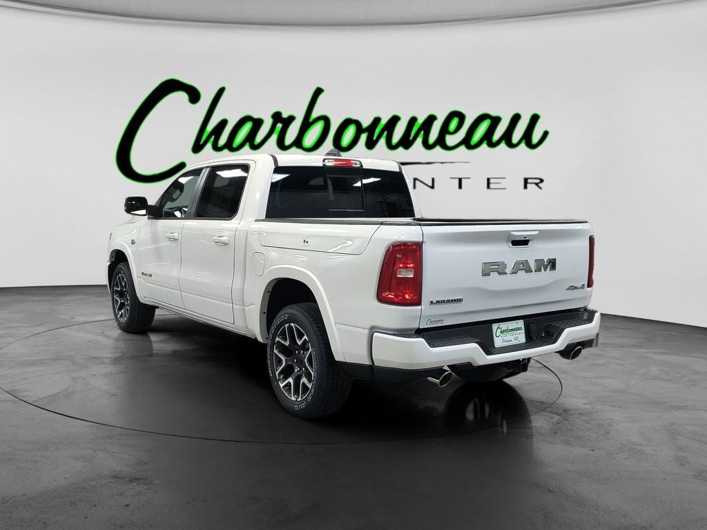 New 2026 Bright White Clear-Coat Exterior Paint RAM RAM 1500 LARAMIE CREW CAB 4X4 5