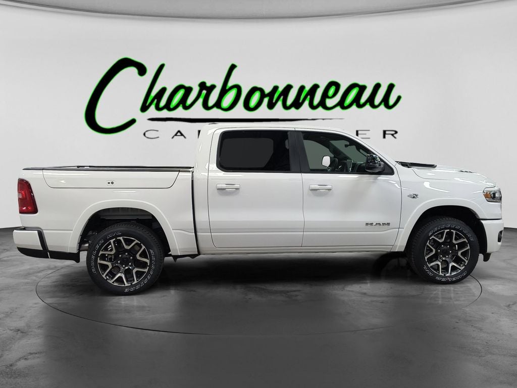 New 2026 Bright White Clear-Coat Exterior Paint RAM RAM 1500 LARAMIE CREW CAB 4X4 5