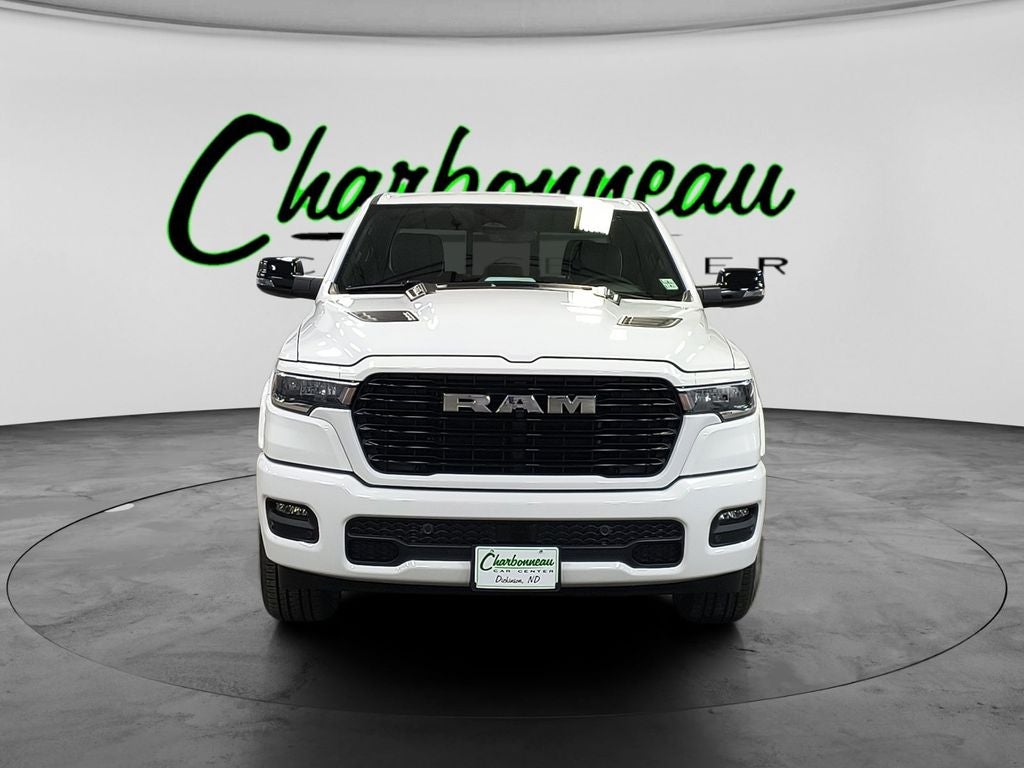 New 2026 Bright White Clear-Coat Exterior Paint RAM RAM 1500 LARAMIE CREW CAB 4X4 5