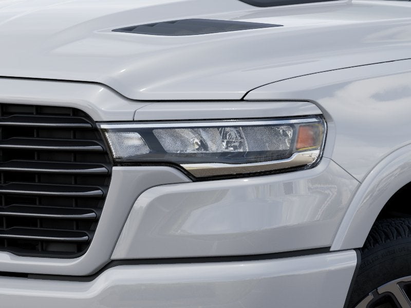 New 2026 Bright White Clear-Coat Exterior Paint RAM RAM 1500 LARAMIE CREW CAB 4X4 5