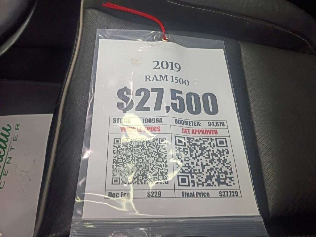 Used 2019 Billet Silver Metallic Clearcoat RAM Laramie Crew Cab 4x4 5