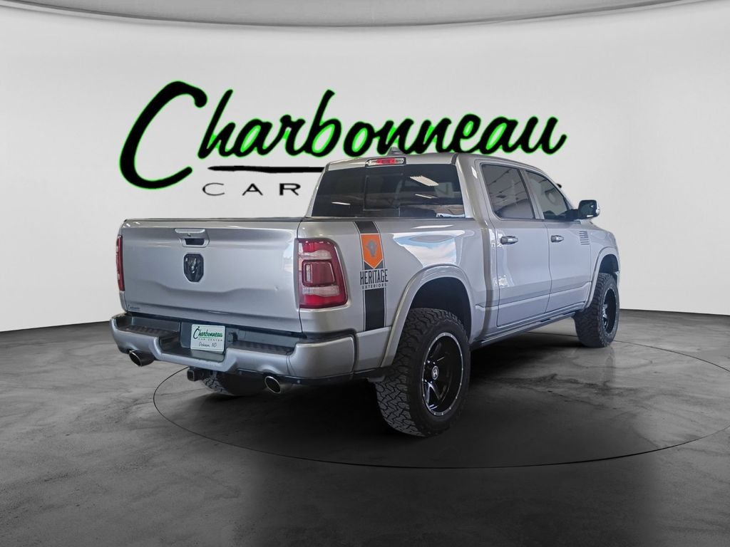 Used 2019 Billet Silver Metallic Clearcoat RAM Laramie Crew Cab 4x4 5