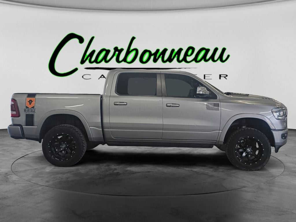 Used 2019 Billet Silver Metallic Clearcoat RAM Laramie Crew Cab 4x4 5