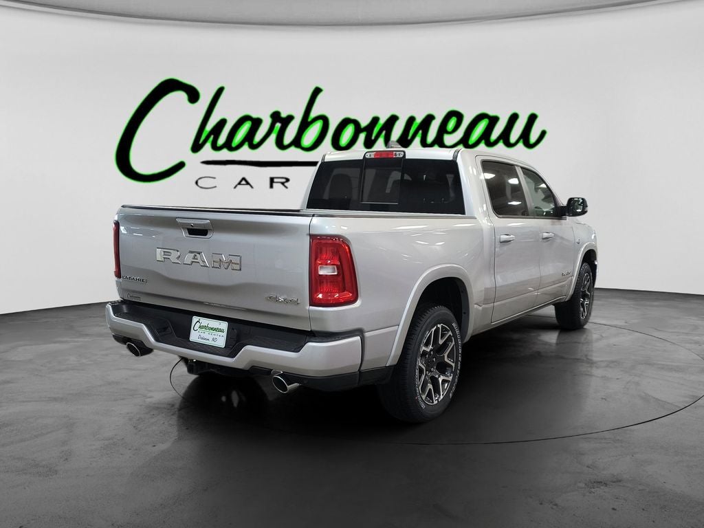 New 2026 Silver Zynith Exterior Paint RAM RAM 1500 LARAMIE CREW CAB 4X4 5