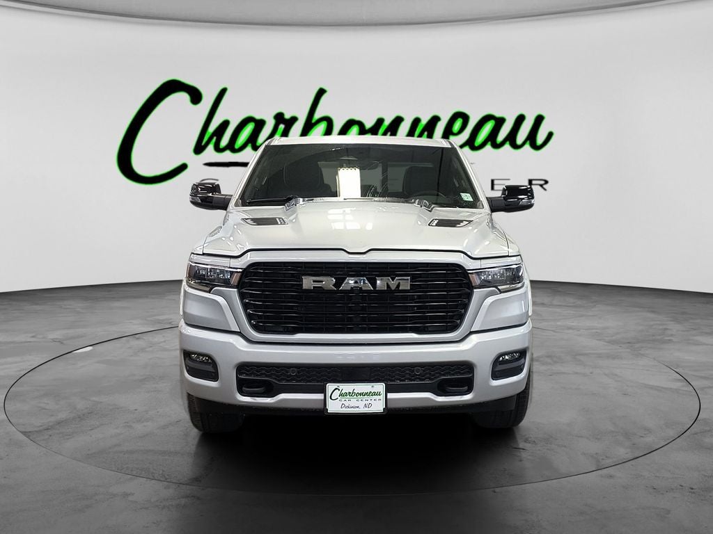 New 2026 Silver Zynith Exterior Paint RAM RAM 1500 LARAMIE CREW CAB 4X4 5