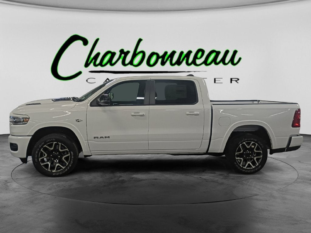 New 2027 Bright White Clear-Coat Exterior Paint RAM RAM 1500 LARAMIE CREW CAB 4X4 5