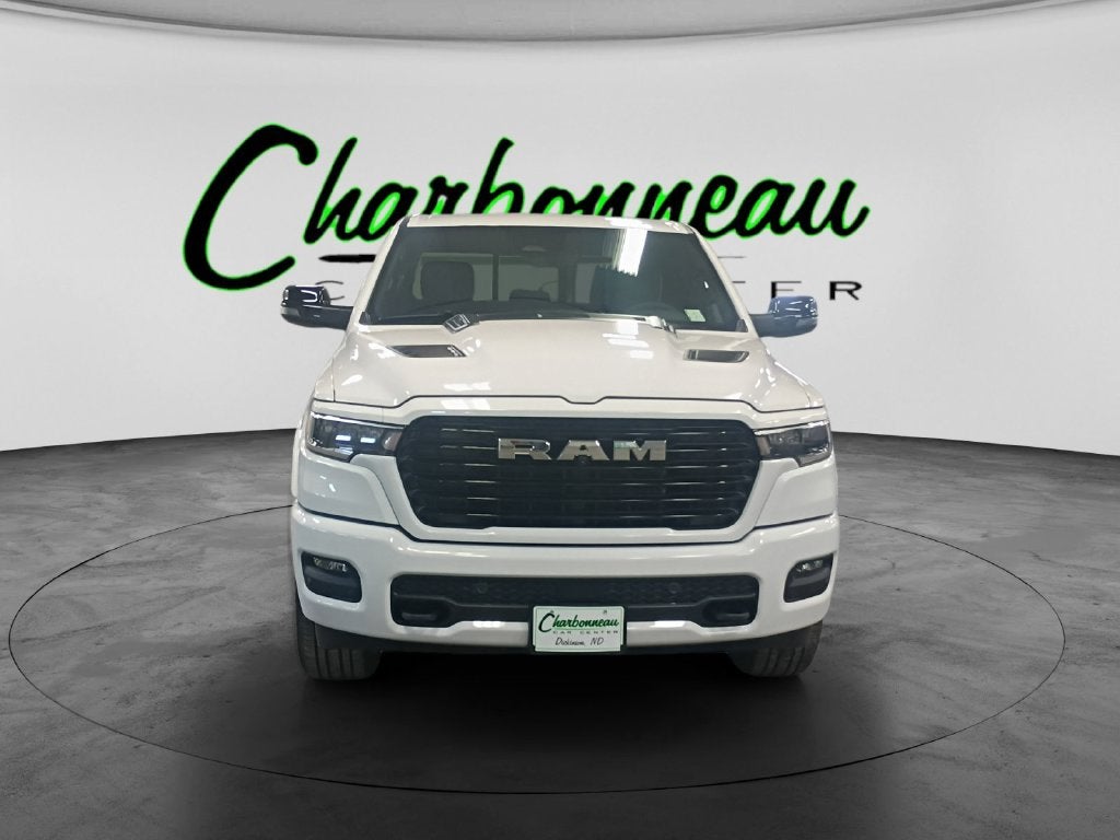 New 2027 Bright White Clear-Coat Exterior Paint RAM RAM 1500 LARAMIE CREW CAB 4X4 5