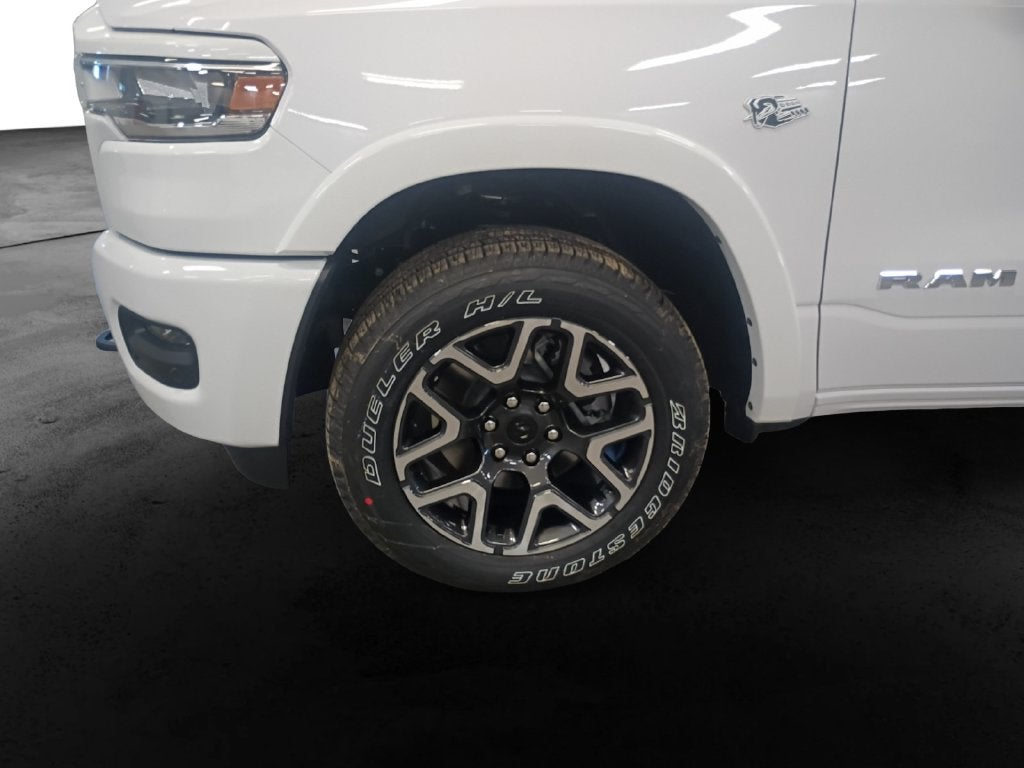 New 2027 Bright White Clear-Coat Exterior Paint RAM RAM 1500 LARAMIE CREW CAB 4X4 5