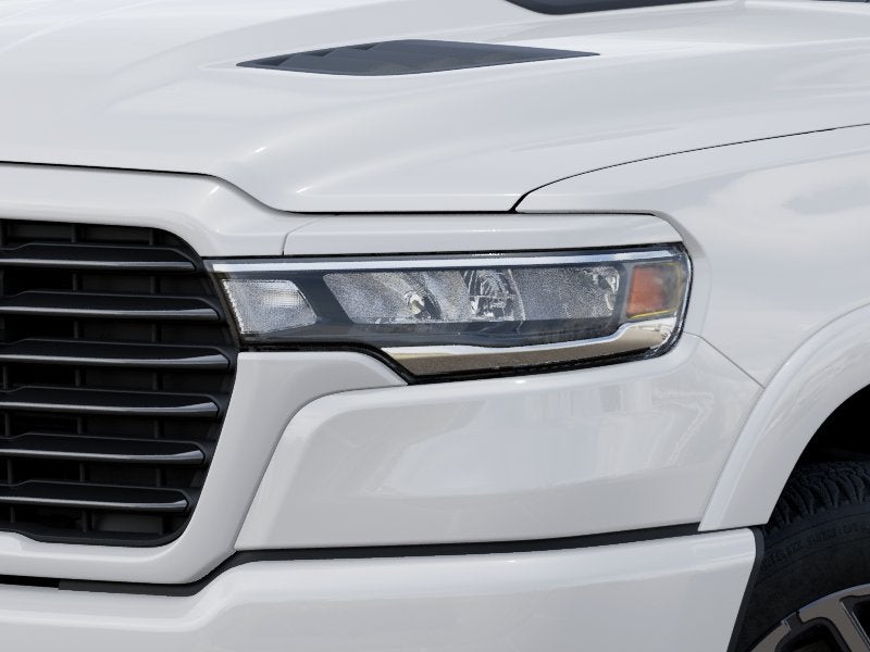 New 2027 Bright White Clear-Coat Exterior Paint RAM RAM 1500 LARAMIE CREW CAB 4X4 5
