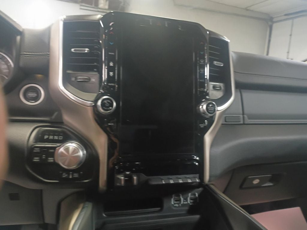 Used 2021 Diamond Black Crystal Pearlcoat RAM Laramie Crew Cab 4x4 5