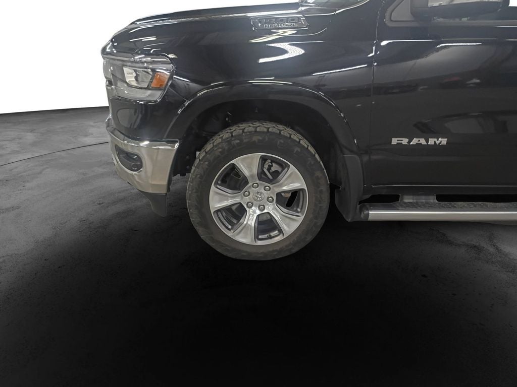 Used 2021 Diamond Black Crystal Pearlcoat RAM Laramie Crew Cab 4x4 5