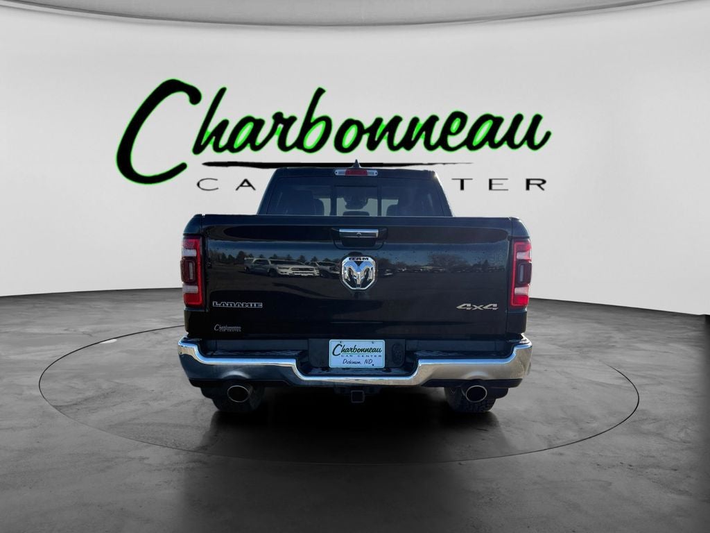 Used 2022 Diamond Black Crystal Pearlcoat RAM Laramie Crew Cab 4x4 5