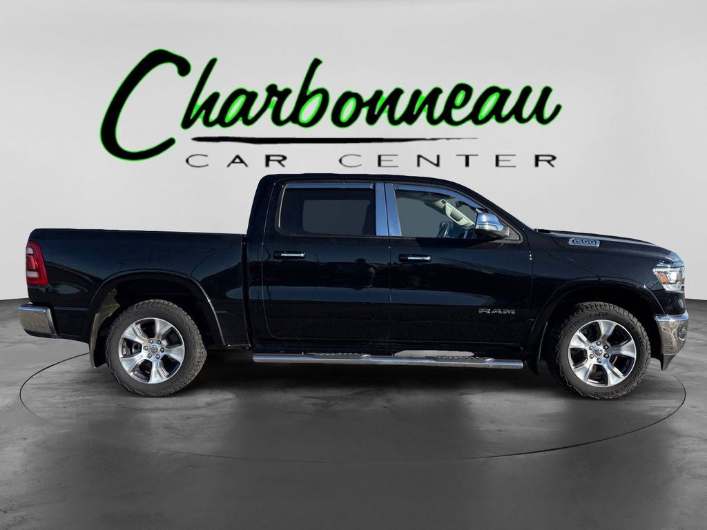 Used 2022 Diamond Black Crystal Pearlcoat RAM Laramie Crew Cab 4x4 5